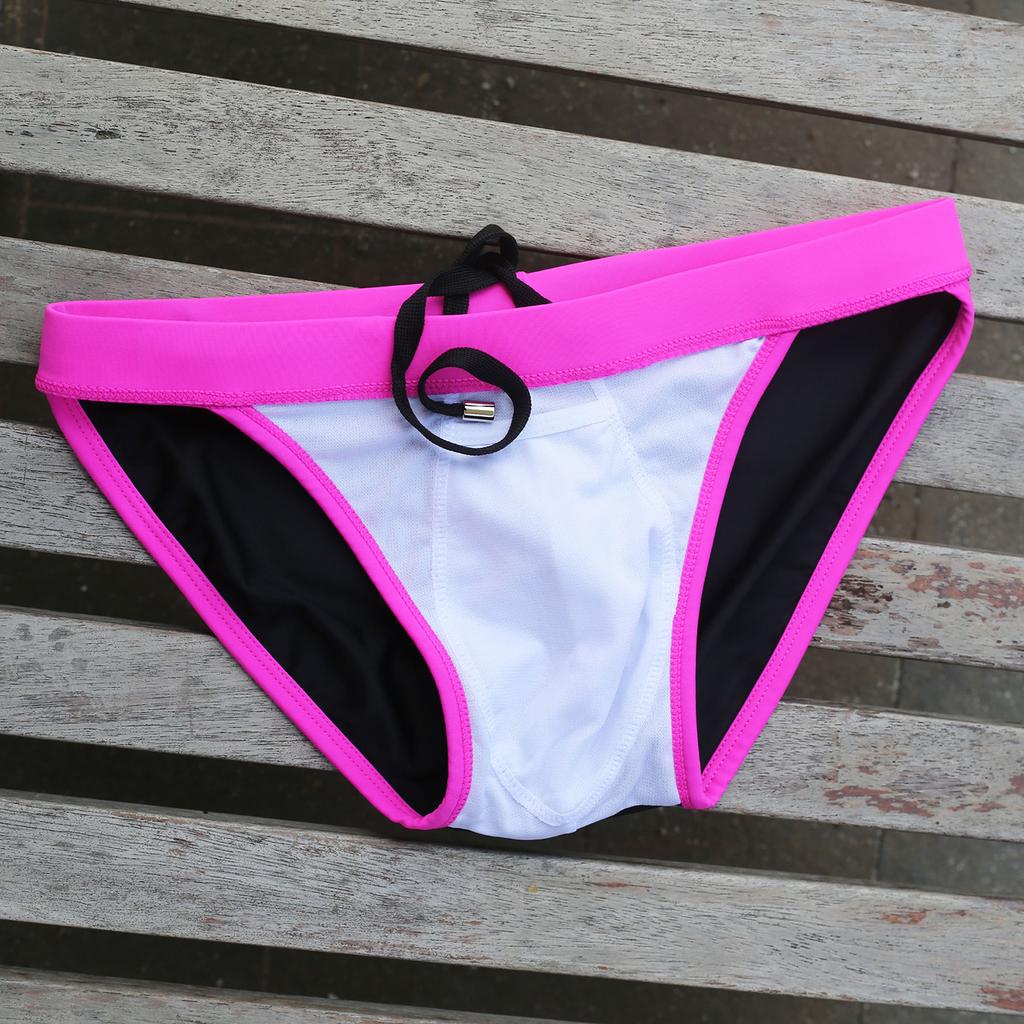 UXH Brand Men Swim Thong Briefs Low Waist Bathing Suilt Swimwear Beach Wear Tanning Surfing