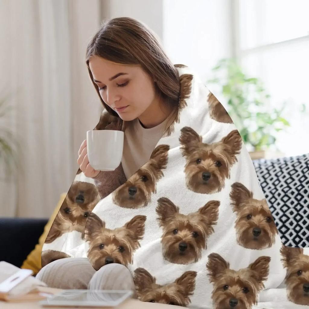 Yorkshire Terrier Throw Blanket Tourist Luxury Brand Sofa Bed Blankets Softest Single Sofas Blankets