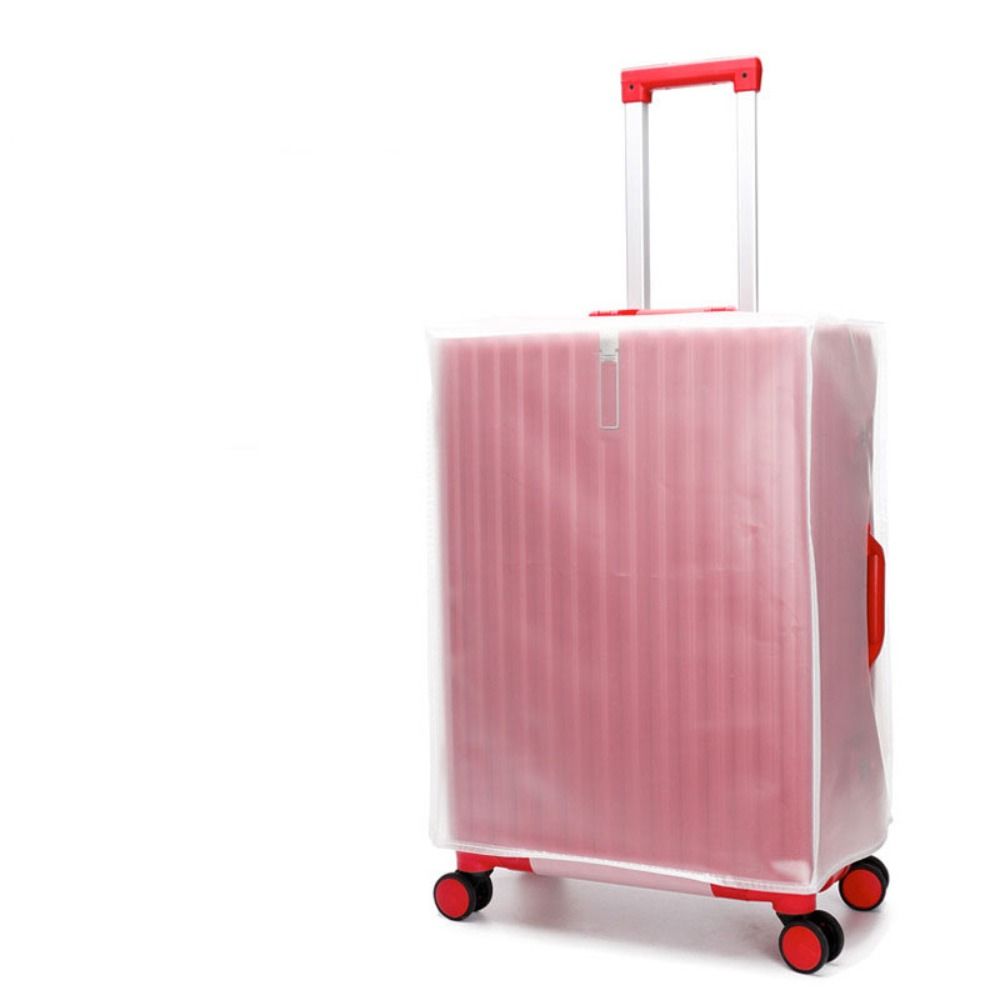 16-28 Inch Travel Luggage Cover Transparent EVA Luggage Protector Cover Waterproof Dustproof Suitcase Protector Cover Luggage