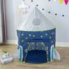 Portable 3 in 1 Kids Tent Play Set-Pop-up Rocket Camping Tent Crawling Tunnel Ball Pool & Play House for Children Entertainment