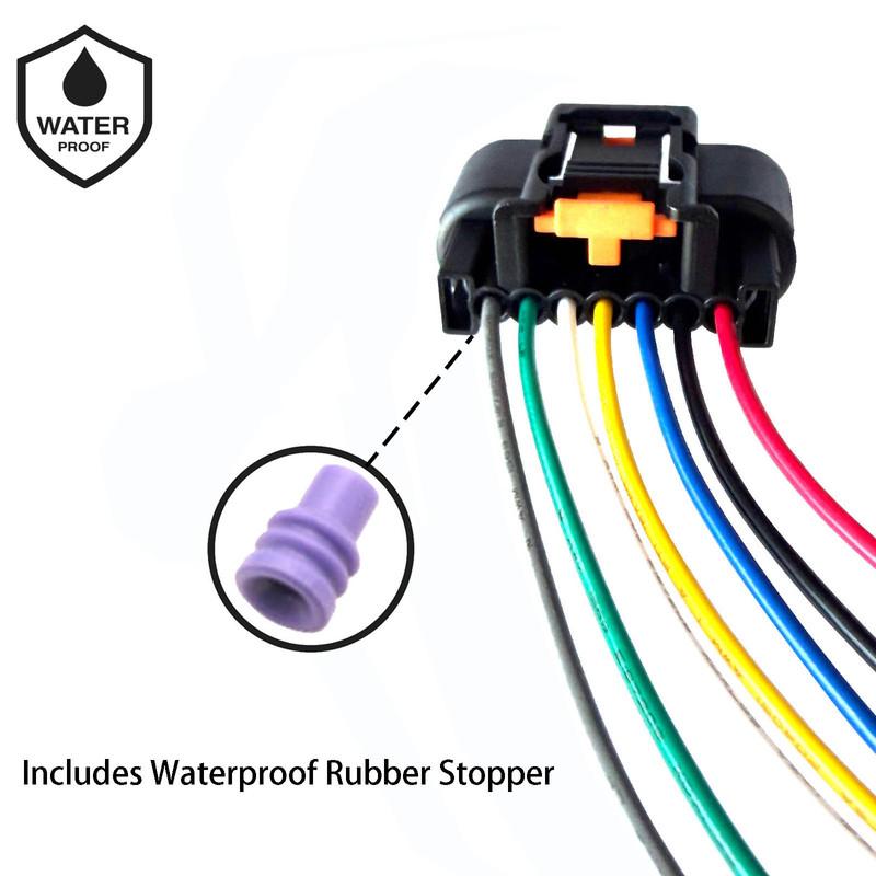 For Opel For Vauxhall Adam Ampera Astra Mokka Meriva ignia Corsa 7 Pin Coil Pack Connector Prewired Plug 19300958 PP10000888