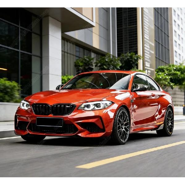 For BMW F87 M2 2016 2017 2018 2019 2020 2021 3PCS Car Front Bumper Spoiler Lip Splitter Guard Protector Exterior Accessories