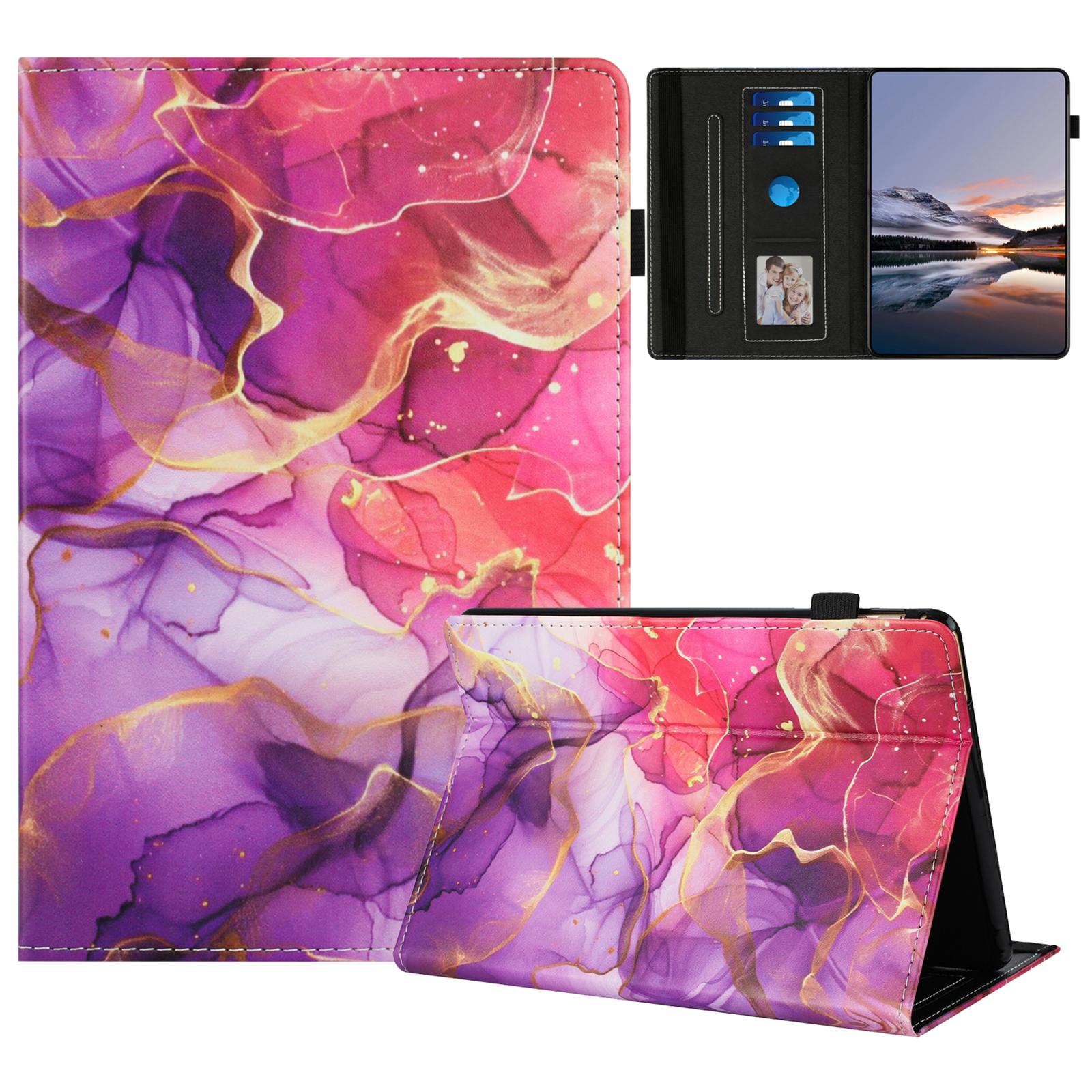 

For Amazon Kindle Youth Edition 2022 Case Pattern Leather Tablet Cover with Auto Sleep/Wake, Card Holder A