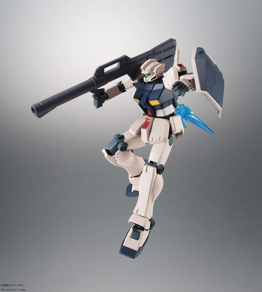 TAMASHII NATIONS ROBOT Spirits Mobile Suit Gundam 0083 Jim Kai 125mm malovaná pohyblivá figurka [SIDE MS] RGM-79C ver.. ANIME. Cca. ABS a PVC