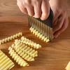 Potato Chip Slicer Dough Vegetable Fruit Crinkle Wavy Kitchen Knife Cutter Chopper French Fry Maker Tools Gadget 2025 New