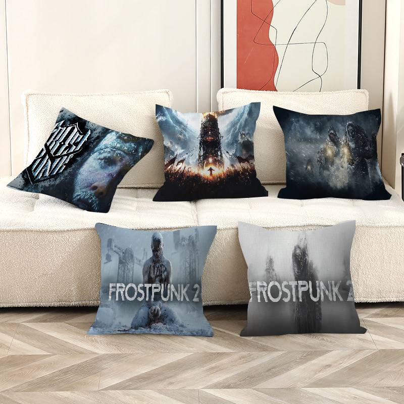 Game F-Frostpunks Personalized Pillow Cover Kids Bedroom Wild Party Decor Pillowcase Kid Birthday Shower Gift