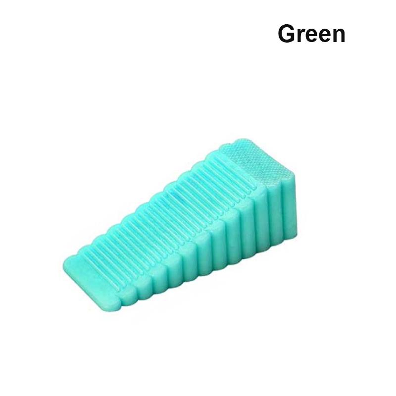 Safety Silicone Door Stop Block Wedge Stop Door Stopper Home Offices Door Rear Retainer Impact Stopper Rubber Stops No Drill