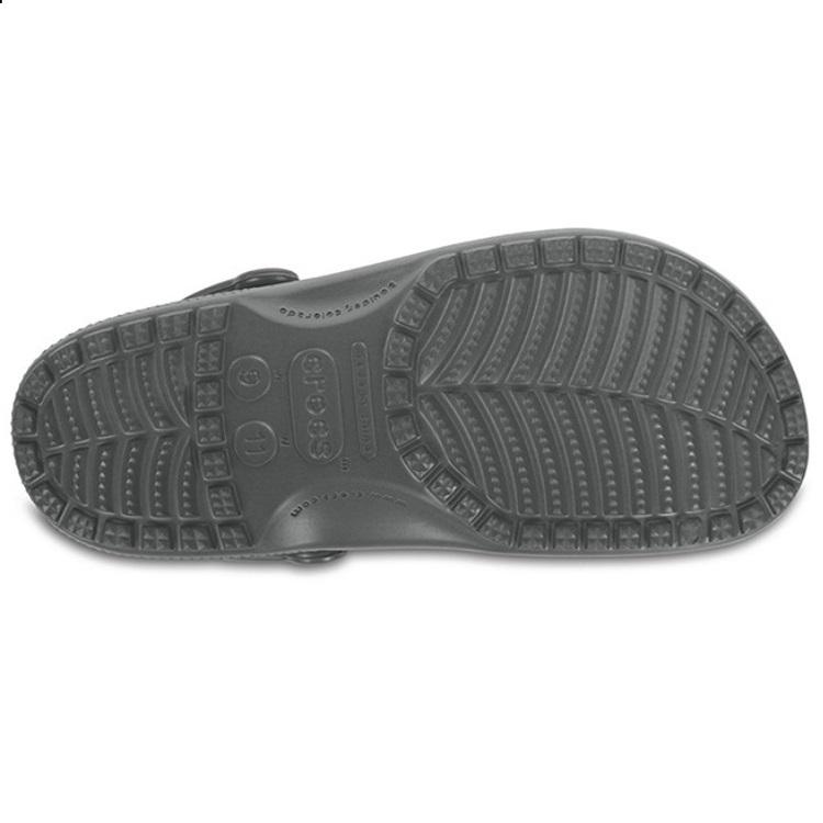 Crocs Classic Clog Classic Comfortable Casual Sandals 2cm Unisex Grey