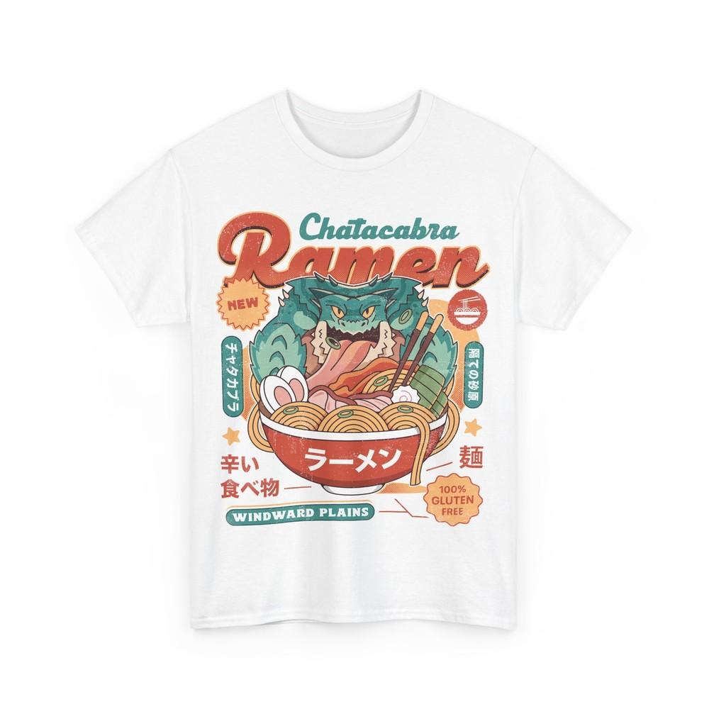 

Chatacabra Ramen Vintage Unisex T-Shirt. Monster Hunter Video Games. Wilds. 4XL