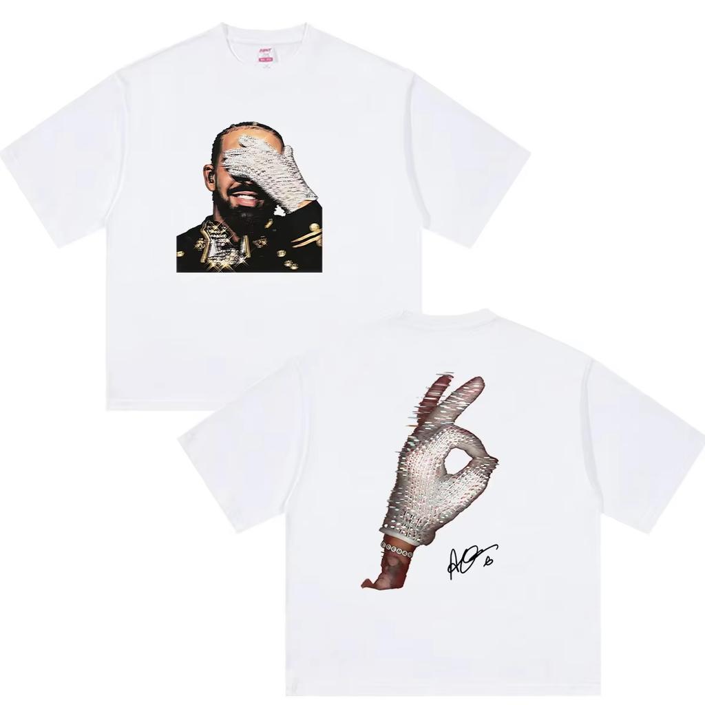 Drake The Iceman T-shirt Vintage Street Engineered Hommes Femmes Oversize Manches Courtes Y2k Coton Manches Courtes Vêtements Féminins Masculins
