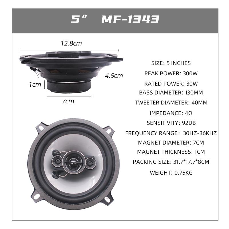2pcs 4/5/6/6*9 Inch HiFi Coaxial Car Speakers Vehicle Door Auto Audio Music Stereo Full Range Frequency Automotive Speakers