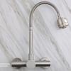 Wall Mounted Kitchen Faucet With Ceramic Cartridges Washbasin Mixing Switches 360 Degree Rotate Sprayers Faucet Enduring