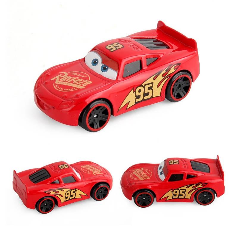 BIG SALE!!! Lightning McQueen Diecast Metal Alloy Cars Toys Cartoon Movie Vehicle Model Enligten Action Figure Toys For Children