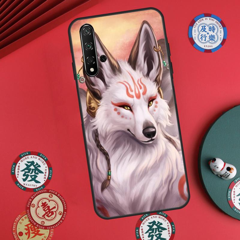 Kitsune Fox Japanese Art For Huawei Nova 5T 10 9 SE 7i 8i 11i 12i Y73 Y90 Y70 Y72 Y61 Y91 P60 Pro P30 P40 Lite Case