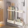 Magnetic Umbrella Holder Heavy Duty No Punching Home Office Entry Hallway Wall Mount Folding Long Umbrella Organizer Hanger Rack