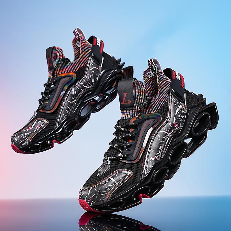 

YRZL Мужские кроссовки Повседневная спортивная обувь для мужчин Легкие Удобные Нескользящие Кроссовки для бега Дышащая обувь для ходьбы 39