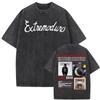T-shirt Oversize Larga Estiva Band Rock EXTREMODURO Tour 2026 T-shirt Lavata Vintage Uomo Donna Moda Hip Hop Street T-shirt