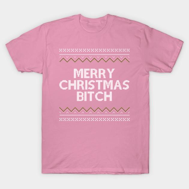 T Shirt Women Merry Christmas Bitch Harajuku Print Kawaii Tshirt Summer Short Sleeve Female T-Shirt Top Tee