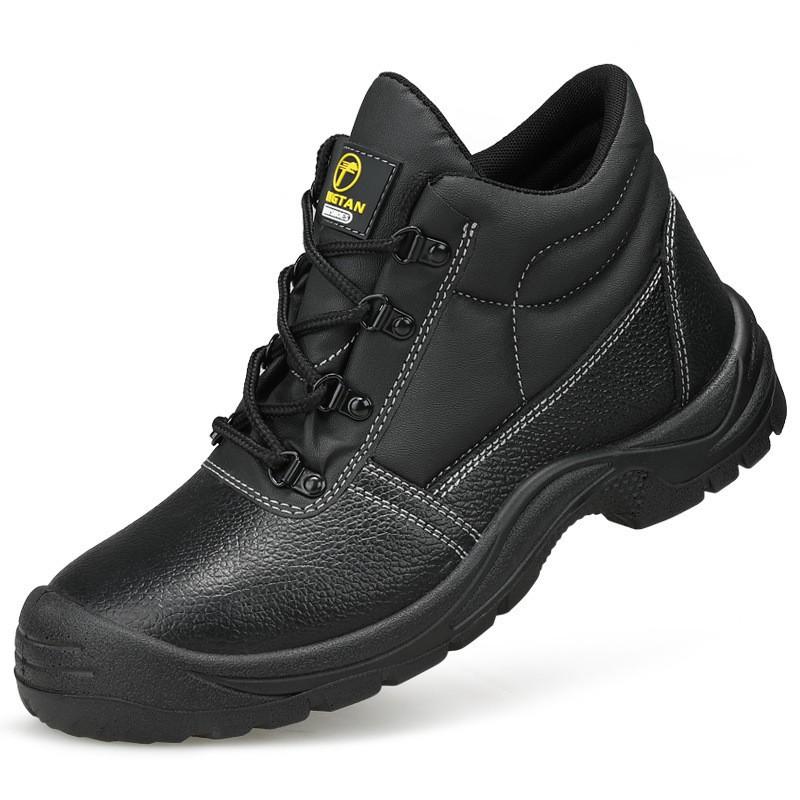 Mens Safety Work Boots Steel Toe Cap Anti-Static Puncture Resistant High Top Industrial Shoes