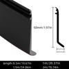 1pc 5cm/1.97in TPE Window Water Blocking Bar Sliding Window Rain Weatherstrip Home Balcony Insulation Windproof Sealing