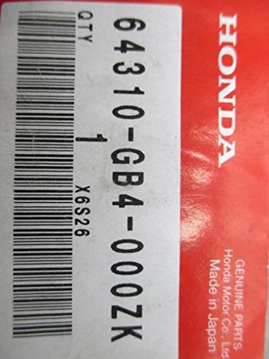 Brand genuine Honda motorcycle Super Cub 50 front top part number new, part cover, 64310-GB4-000ZK