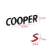 Car Rear Trunk 3D Sticker COOPER S Letters Logo Emblem Badge Sticker Decal