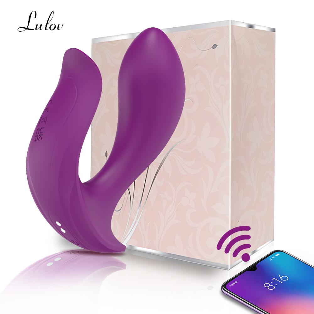 Bezdrátové dildo APP Bluetooth vibrátor Dámské dálkové ovládání Stimulátor klitorisu Zboží pro dospělé Noste vibrační sexuální hračky pro ženy