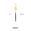 1 Pcs Matte Black Gold Dinnerware Stainless Steel Cutlery Home Dessert Fork Spoon Knife Dinner Silverware Flatware