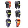 Chapeau Trappeur d'Hiver Réfléchissant pour Cyclisme Haute Visibilité Chaud Thermique Oreillettes Fourrées Bonnets avec Lunettes Détachables