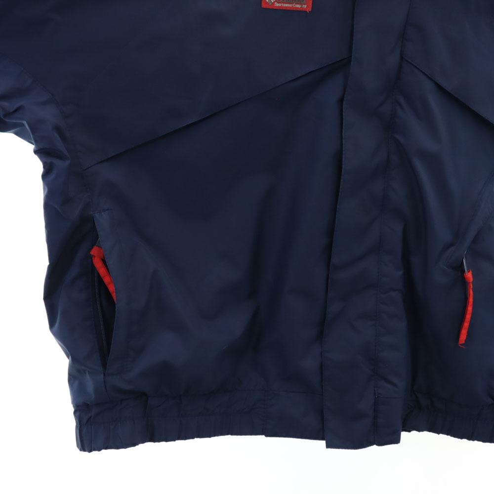 Columbia 80s Navy Blue Tag Vintage Long Sleeve Double Zip Outdoor Jacket Men's Used