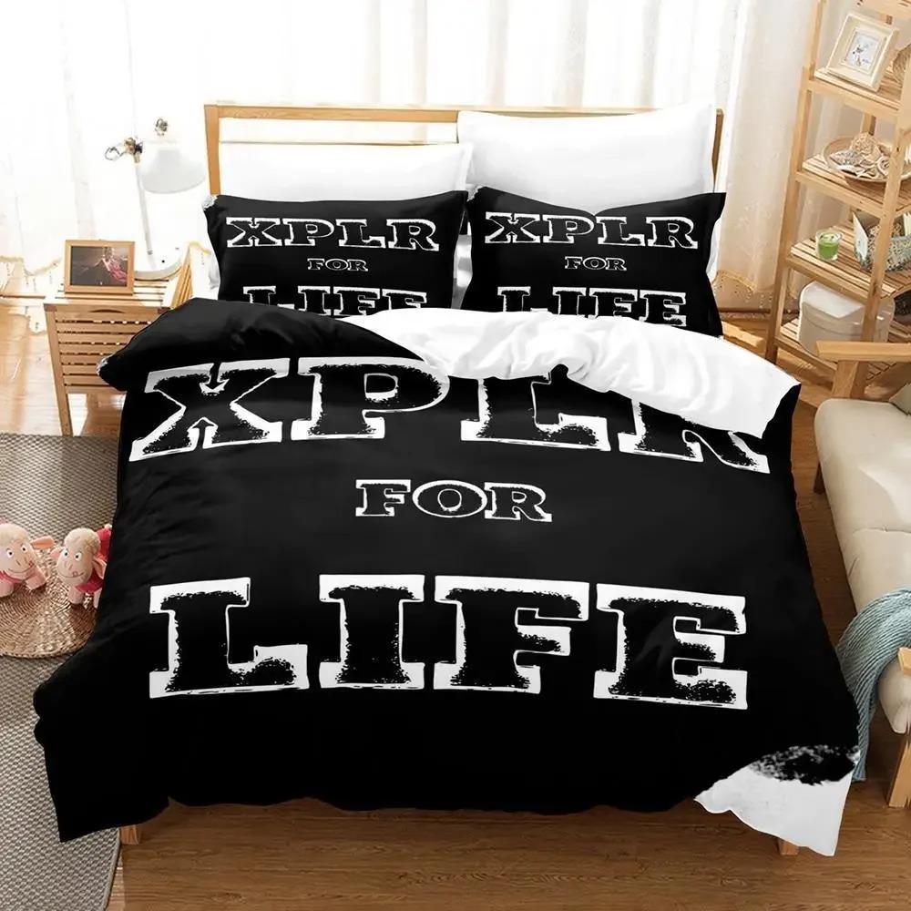 3D Print XPLR Bedding Set Double Single Twin King Duvet Cover Comforter Pillowcase Boys Girls Adults Bedroom