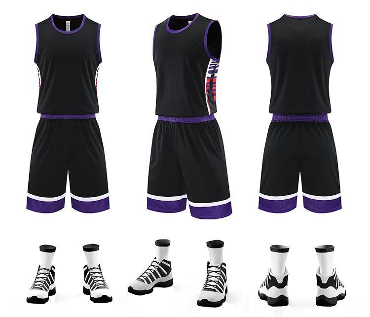 Basketball Suit, Team Uniform, College Student Game, Adult Children'S Men'S And Women'S Training Jerseys, Summer Digital Printing
