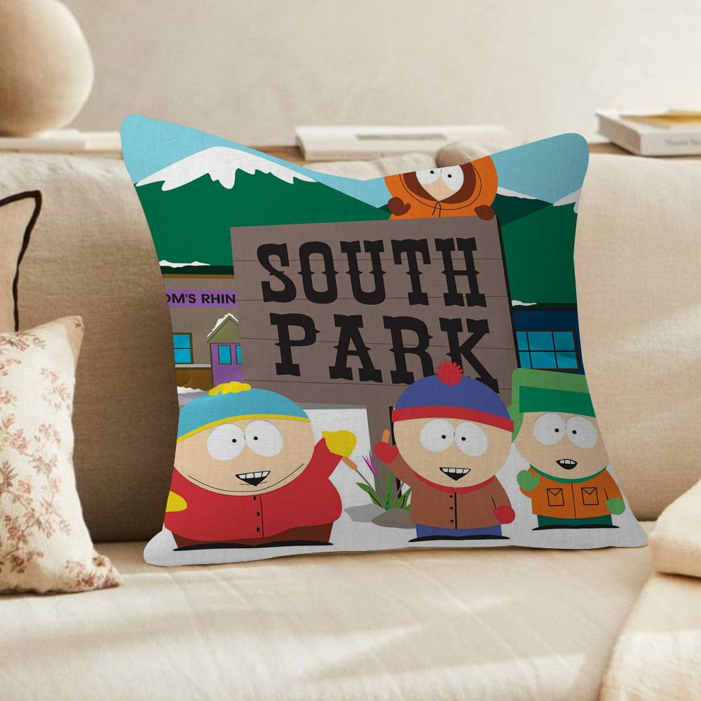 

Cartoon Anime Funny South ParkP Pillow Pillow Cushion Cover Pillowcase Living Room Sofa Home Decor Customized 30x30 cm