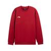 Li Ning Sweatshirts Unisex Vintage Red Crew Neck Moderate AWDVH11-4