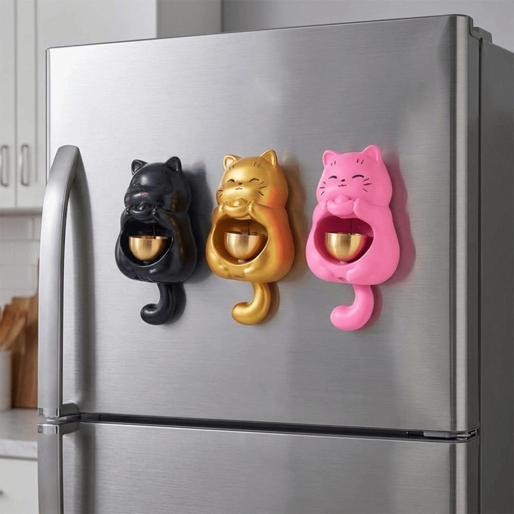 Lucky Cat Magnetic Doorbell Good Luck Animal Shaped Wind Chime Entry Reminder Bell  Bedroom