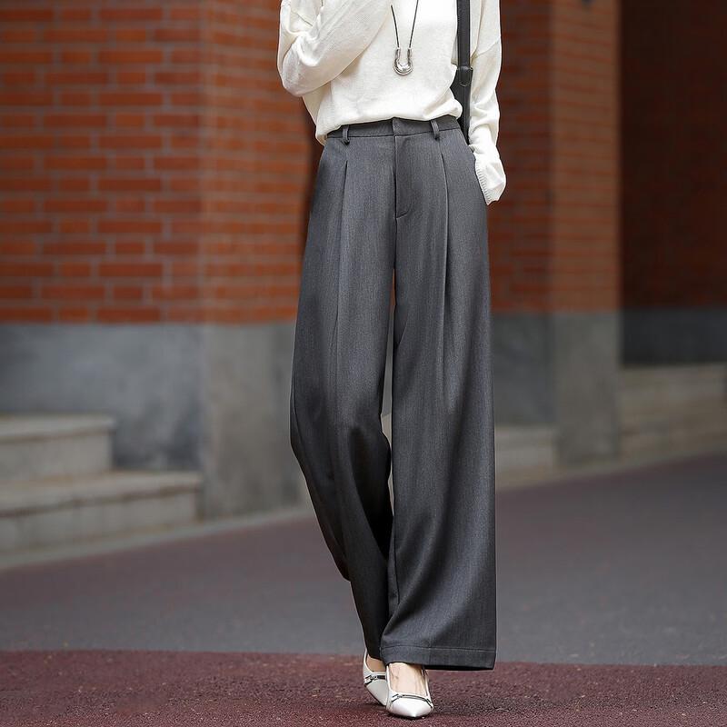 DeMana Women's Elegant Pleated Commuter Trousers