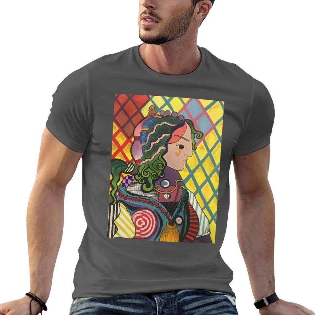 Portrait Of A Young Unisex Tshirt Large Size Basic Casual Tshirt