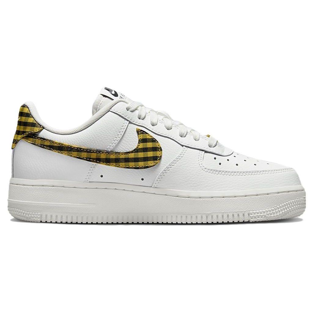 Nike Air Force 1 Low Bronzine Gingham Damen Sneaker Weiß Summit-White Schwarz DZ2784-102