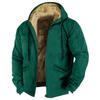 Giacca da uomo in tinta unita Giacca con cappuccio con cerniera e tendenza casual primaverile e autunnale