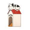 Vertical Cat Scratch Sticker Cartoon Christmas Theme Cat Climbing Mat Wear-resistant Scratch-resistant Cat Scratch Pet Supplies