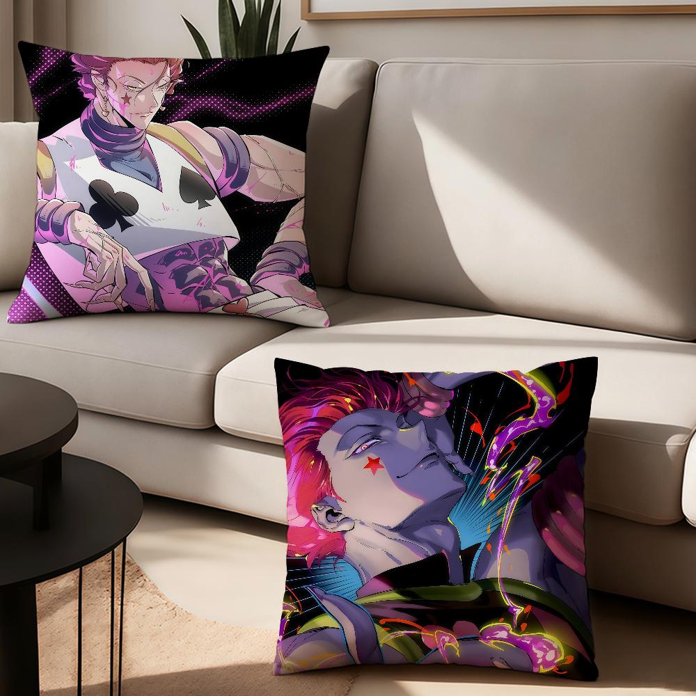 Anime H-Hunter X Hunter Killua Zoldyck Hisoka Pillow Case Suitable For Bedrooms Living Rooms Cars Home Decoration