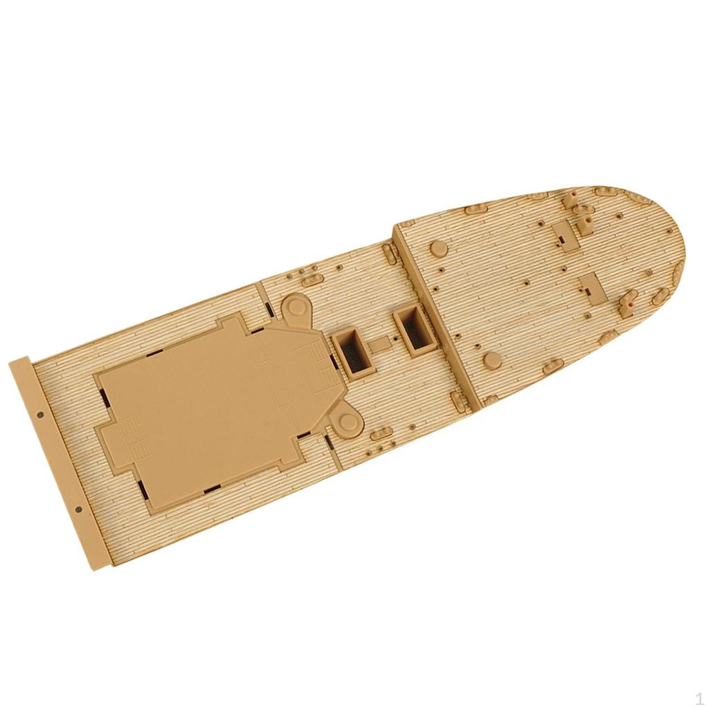 1/400 Ship Model Building Kit Wooden Deck with Anchor Academy 14215 Upgrade Part