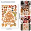 Colorful Cm2408010 Cute Gingerbread Man Stickers Perfect For Kids Birthday Parties