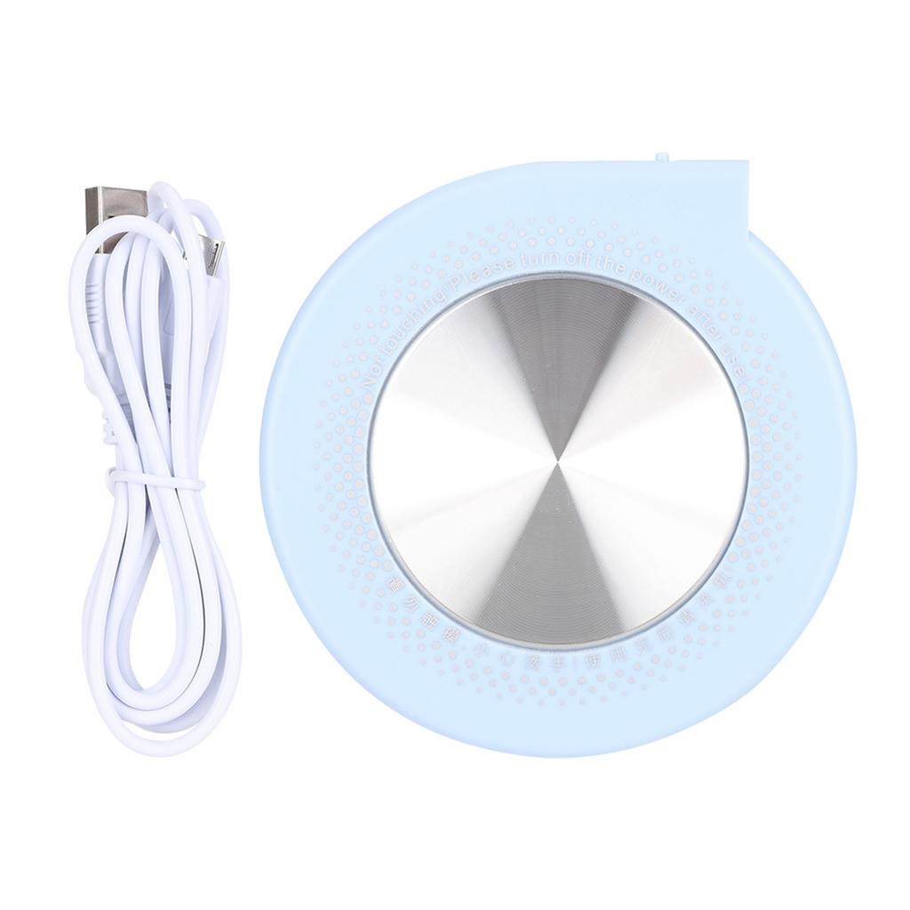 55 Celsius Multifunctional USB Cup Mug Insulation Mat Desktop Insulation Pad Coaster (Blue)