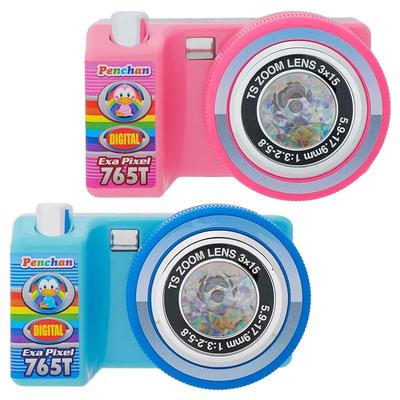 Pen-chan Toy Digital SLR Camera, Color Unspecified, A110, Pink-Blue