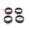 Auto Aluminum AC Climate Control Ring Knob Trim 4Pcs/Set For Toyota Tacoma 2016 2017 2018