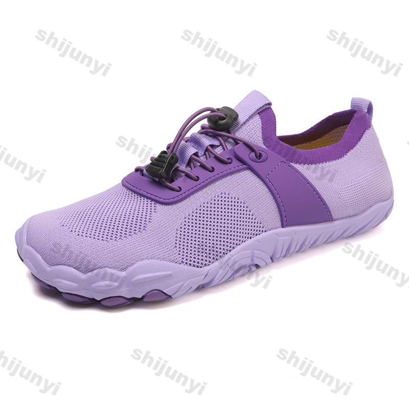 Fashion Couple Beach Shoes 2025 Fashion Fly Woven Soft Sole Mountaineering Shoes Outdoor Breathable Comfortable Casual Sports Shoes