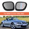 Pair Front Hood Grille Kidney Grille Bright Black Matte Black For BMW Z3 1996 1997 1998 1999 2000 2001 2002 51138397503