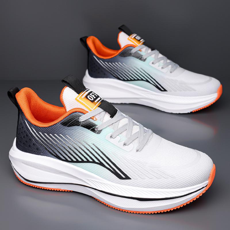 Light Running Shoes Breathable Mesh Sporty Men'S Women'S Spring Summer Lightweight Shock Absorption Rebound Running Shoes