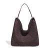 New autumn and winter suede hand-woven bag, large capacity, matte finish, high-end feel, casual style crossbody bag for women